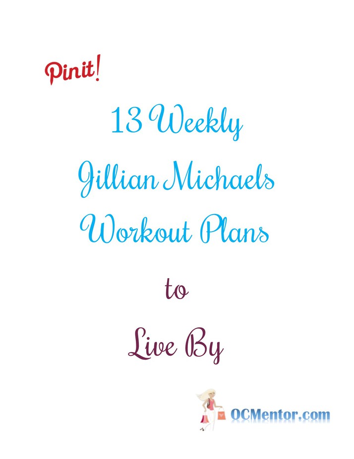 13 Weekly Jillian Michaels Workout Routines 4 Tips To