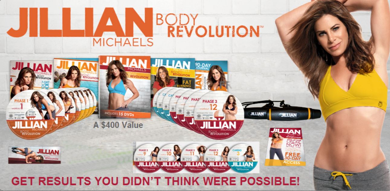 Jillian Michaels Body Revolution Printable Workout Checklist Phase 1 The Best Of Life