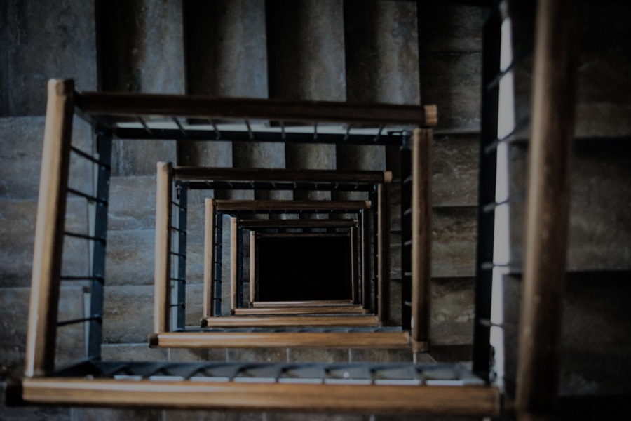 Treat Vertigo at Home with Standard Process Catalyn View of a Staircase Going Down