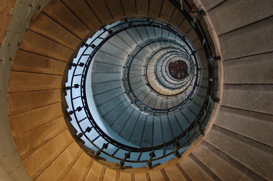 Treat Vertigo at Home with Standard Process Catalyn  View of a Spiral Staircase Going Up