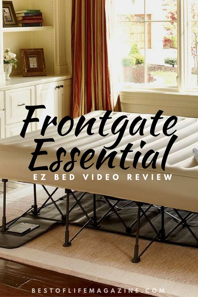 The Frontgate EZ Bed is the air mattress for anyone who appreciates a good night's sleep while staying at a friend or family member's home. via @amybarseghian