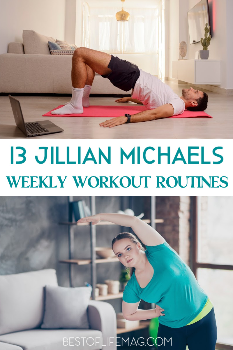 With these 13 weekly Jillian Michaels workout routines to include in our workout rotation, failure is not an option. Easy and challenging workouts included! Jillian Michaels Workouts | Workouts by Jillian Michaels | Home Workout Ideas | Tips for Home Fitness | Home Fitness Ideas | Home Workout Schedules | Tips for Losing Weight | Weight Loss Ideas | Jillian Michaels Weight Loss | Weekly Workouts via @amybarseghian