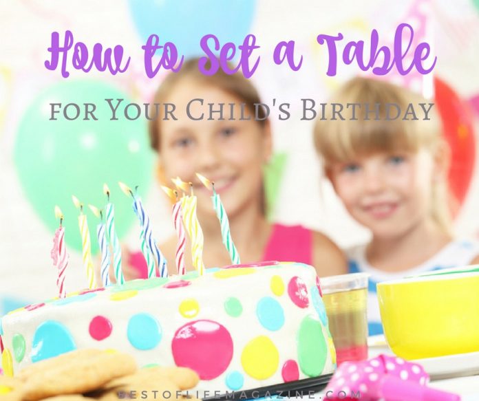 How to Set a Table for your Child's Birthday Party Best of Life Magazine