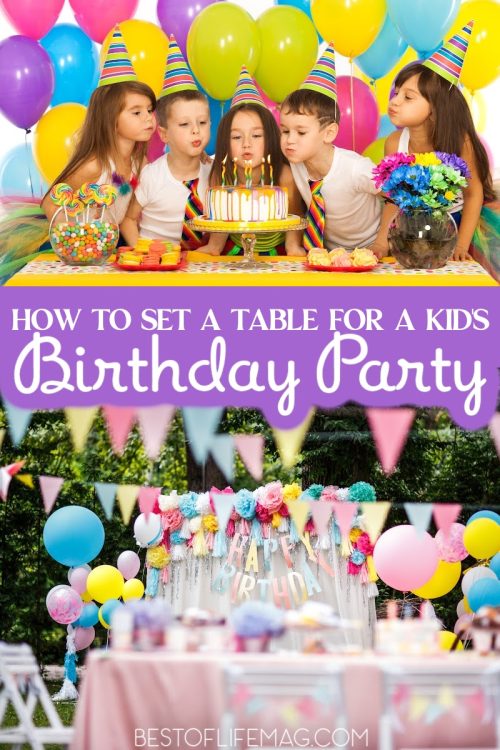 Decorating for a child's birthday party involves plenty of preparation. Here is how to set a table for your child's birthday party. Birthday Party Tips | Birthday Party Decor | Kids Birthday Party Tips | Kids Party Ideas | Table Setting Ideas for Parties | Fun Party Ideas | Party Hosting Tips | Birthday Party Ideas | Kids Birthday Party Tips #partydecor #partyplanning