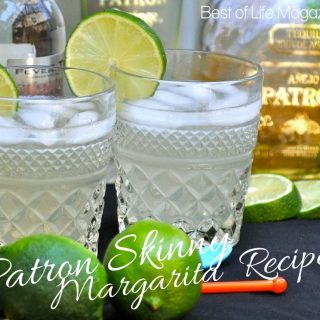 The quest for the best skinny margarita is over now that you have this Patron skinny margarita recipe with Patron Lime Citronge. Patron Margarita Recipes | Low-Calorie Margarita Recipe | Cocktail Recipes | Happy Hour Recipes