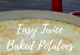 This easy twice baked potatoes recipe is the most requested recipe in our home, especially during the holidays!  It's a quick recipe that everyone loves! Mashed Potatoes Recipe | Twice Baked Potatoes Like Pioneer Woman | Potatoes Recipes | Potatoes in Oven | Thanksgiving Recipes | Holiday Recipes | Fall Recipes