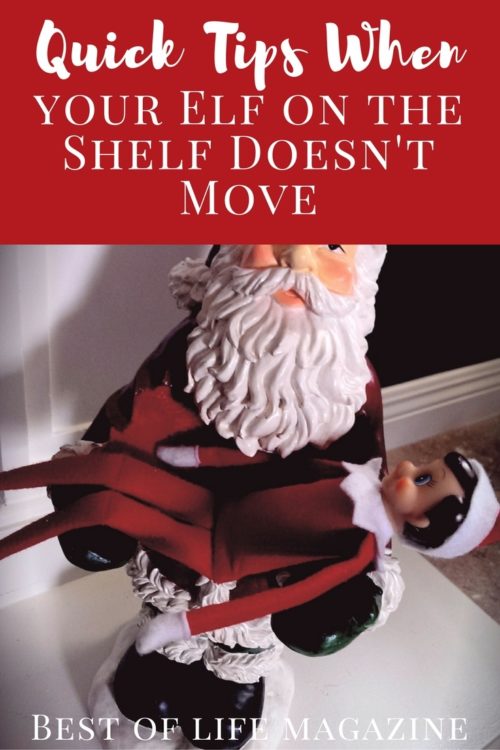 Quick Tips for when your Elf on the Shelf Didn't Move or is Touched