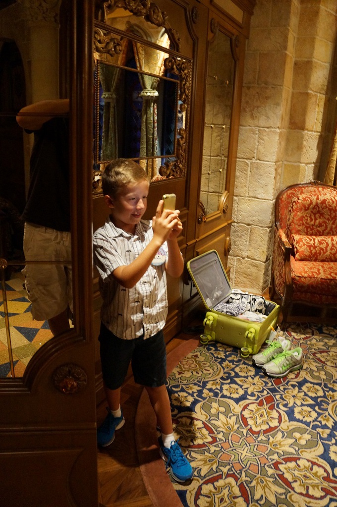 A night in Cinderella’s Castle Suite starts with a contest, a winner is chosen, and the magic begins with you entering your bedchambers as Disney royalty.
