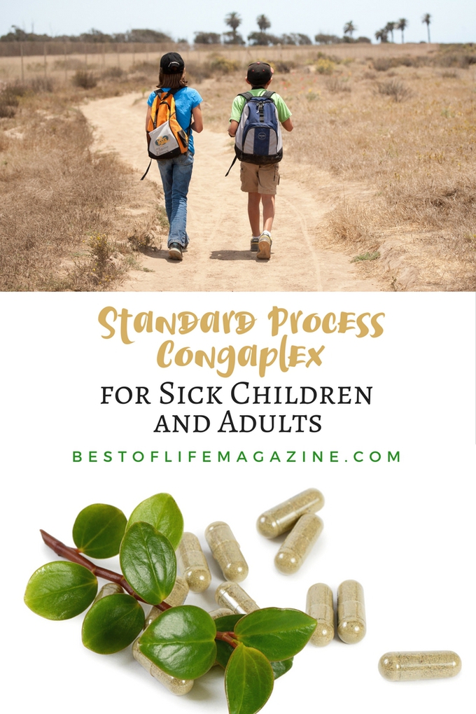We have used Standard Process Congaplex for our children and us as adults for years as a natural supplement and hope sharing our experience helps.