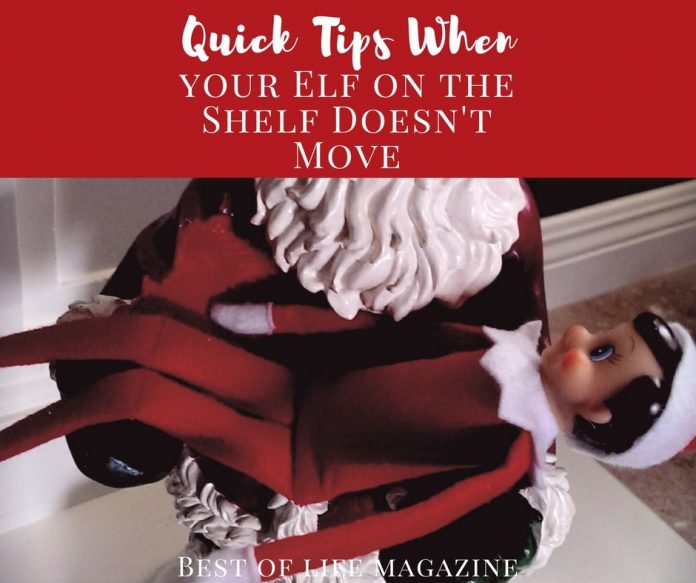 Quick Tips for when your Elf on the Shelf Didn't Move or is Touched
