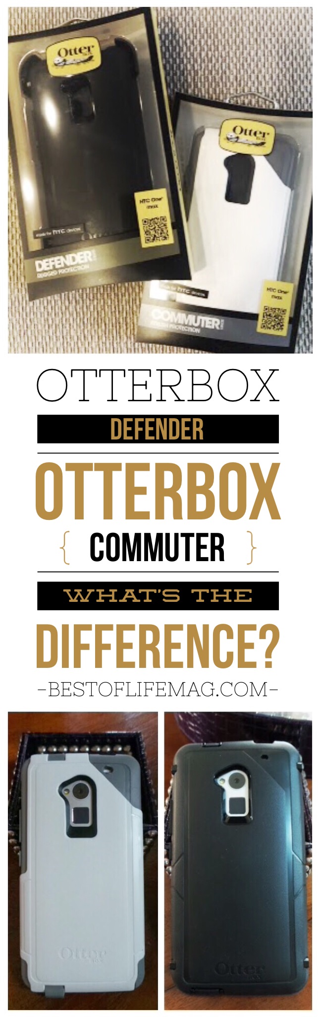 What is the Difference between Otterbox Defender and Commuter Cases?