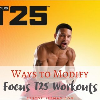 Wondering if you can do Focus T25 workouts? Yes, you can, and these modifications will help you get the results you want. Focus T25 Workouts | Focus T25 Review | How to Modify Workouts | At Home Workouts