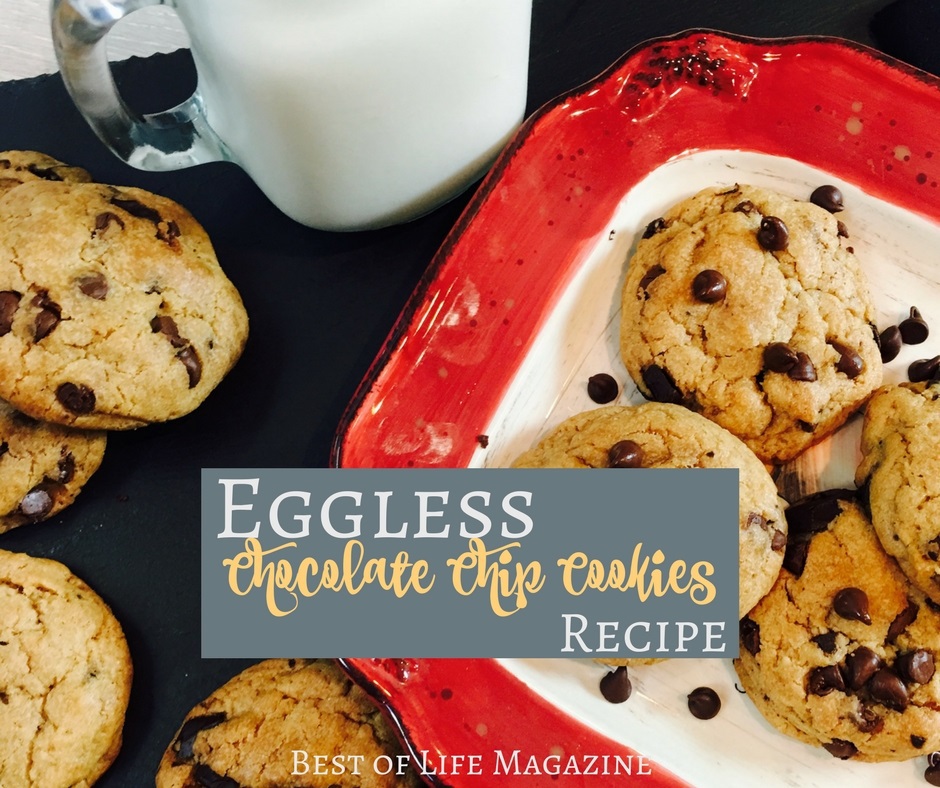 BEST EGGLESS Chocolate Chip Cookies Recipe