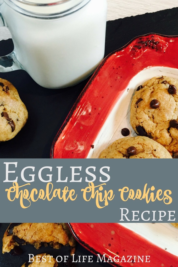 Make these eggless chocolate chip cookies for someone with egg allergies and show them they do not have to give up dessert just because of a food allergy. Eggless Recipes | Eggless Cookie Recipes | Cookies without Eggs | Food Allergy Cookie Recipes #healthy #cookie via @amybarseghian