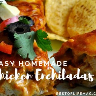 This easy chicken enchiladas recipe tastes like what you find at your favorite Mexican restaurant. Pair with a red or green sauce of your liking and you have a top ten family recipe on your hands! How to Make Enchiladas | Enchiladas at Home | Enchilada Sauce | Mexican Food Recipe | Enchiladas for Families