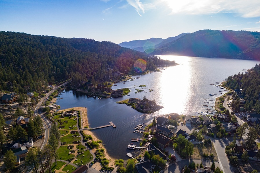 Celebrity Homes to See on Big Bear Lake View of Big Bear Lake