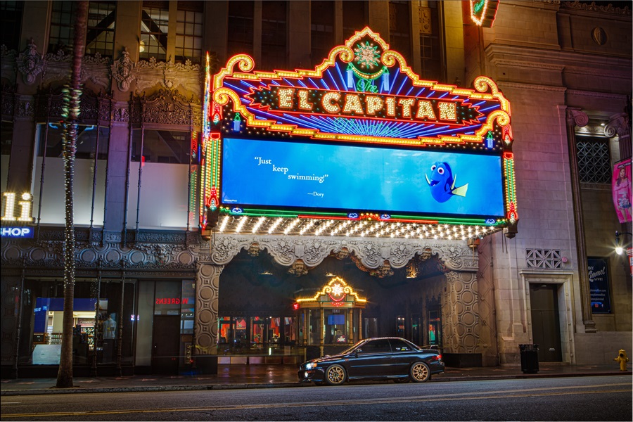 Things To Do in Los Angeles for Families The Marquee Outside of The El Capitan Theater in Los Angeles
