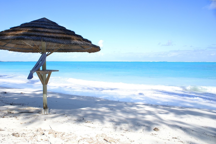 Random Facts About Turks and Caicos an Umbrella Hut on White Sand at a Beach