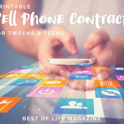 The decision to get any child a cell phone is a big one and deserving of a cell phone contract to make sure both parents and child are clear on the rules of cellular engagement.