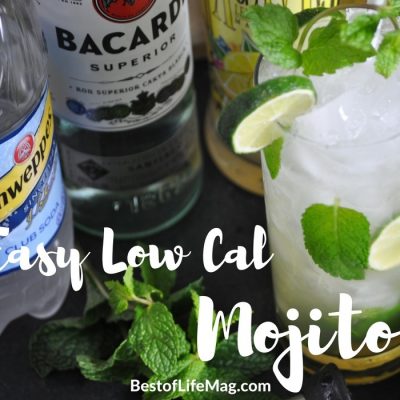 A low cal mojito recipe is a cocktail that can be enjoyed all year long and adds a fun twist to St. Patrick's Day fun as well!