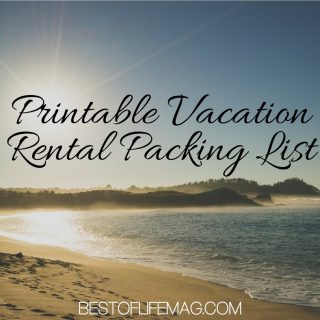 Don't leave anything behind with this printable vacation rental packing list - it's perfect for your trip and helps keep everything organized.