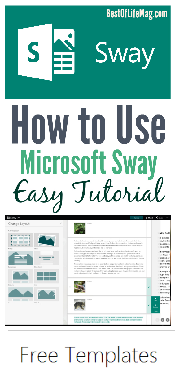 Microsoft Sway Tutorial The Best of Life® Magazine