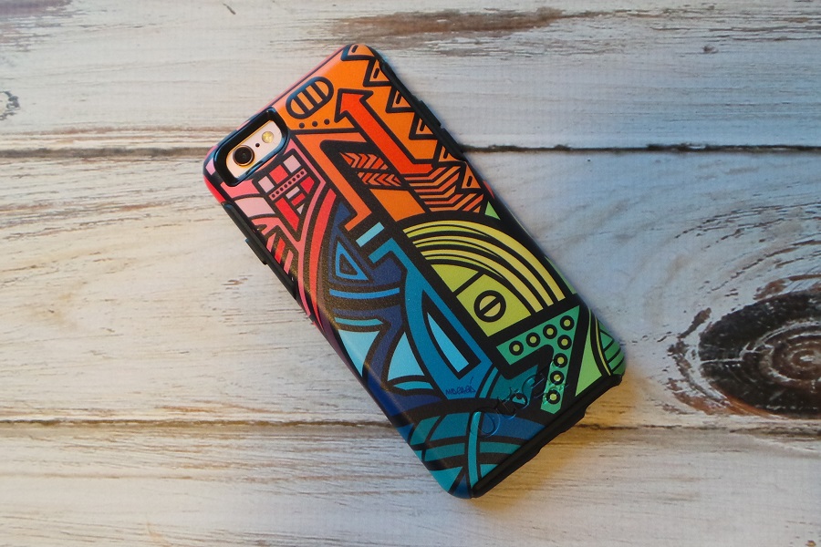 What is the Difference between Otterbox Cases a Colorful Otterbox Case on a Wooden Surface