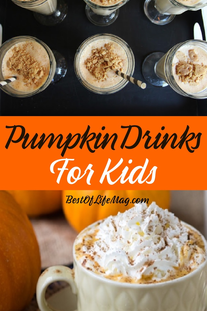 25 Pumpkin Drinks for Kids for Fall and Halloween