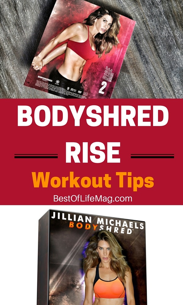 Jillian Michaels BODYSHRED Rise Workout Tips