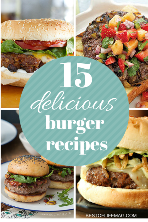 Super Bowl Food - 15 Delicious Burger Recipes