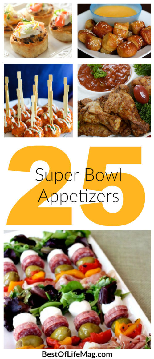 Super Bowl Food - 25 Super Bowl Appetizers