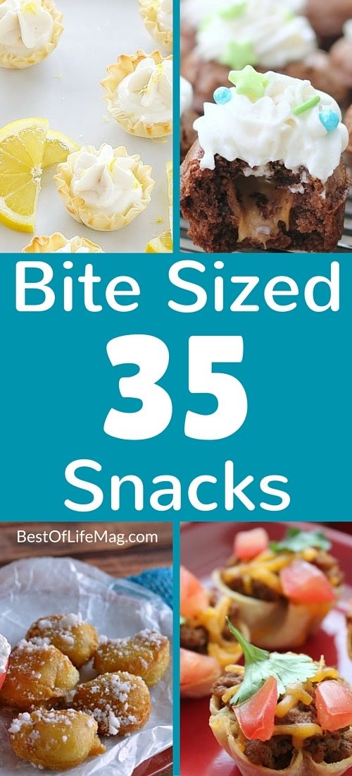 Super Bowl Food - 35 Bite Sized Snacks to Nibble On