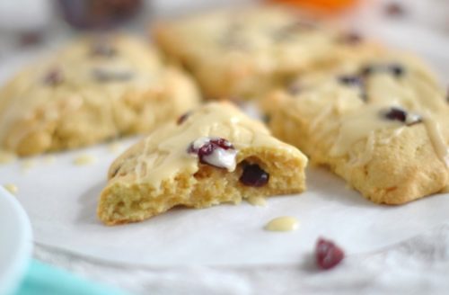No Dairy Diet Cranberry Orange Scones