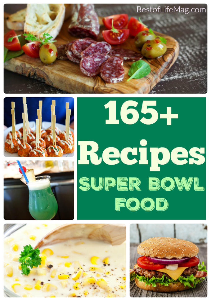 super bowl food list