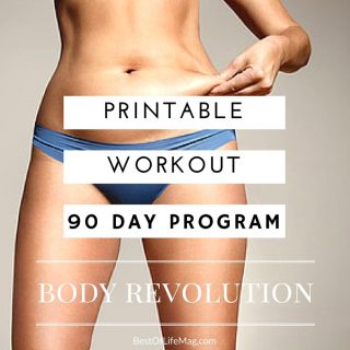 A workout schedule can keep you on track and increase your success rate for a program. This Body Revolution Printable Workout Schedule includes Phases 1-3 of Jillian Michael's proven workout.