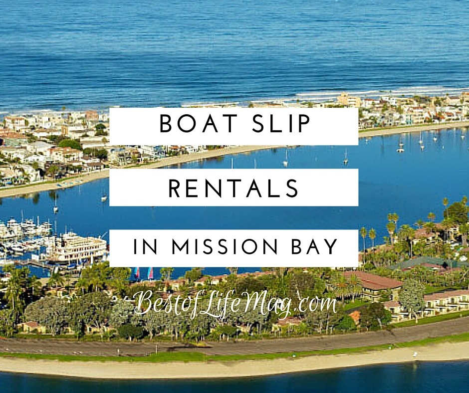 Where to Rent Guest Boat Slips in Mission Bay California