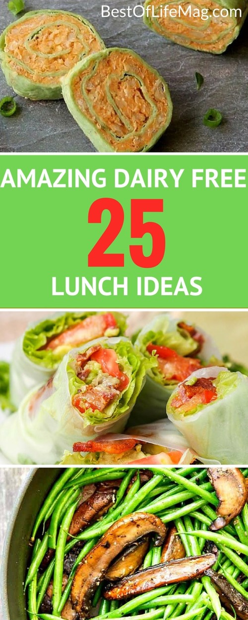 These dairy free lunch ideas are some of my favorites and are easy to weave into living a healthier lifestyle.