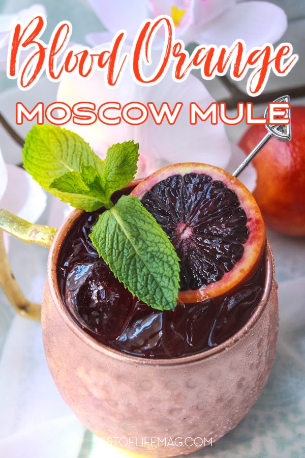 The Moscow Mule cocktail has been majorly popular for some time, but it's time to spruce it up making it a blood orange Moscow Mule. Easy Cocktail Recipes | Cocktail Recipes with Beer | Beer Cocktail Recipes | Refreshing Cocktail Recipes | Drinks for Parties | Party Recipes for Adults | Party Recipes for Summer | Moscow Mule Recipes via @amybarseghian