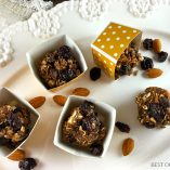 No Bake Oat Chocolate Cherry Bars are quick and easy to make and they're awesome for on the go snacking or breakfast options!