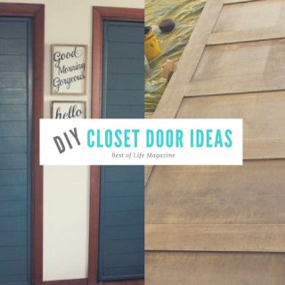 DIY Closet Doors can transform a room! There are so many fun ideas for every budget!