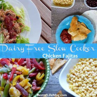 These dairy free slow cooker chicken fajitas have an extra kick of flavor so you won't feel like you are missing a thing without cheese! Dairy Free Crockpot Recipes | Non Dairy Slow Cooker Recipes | Dairy Free Chicken Recipes | Crockpot Fajitas Recipe | How to Make Fajitas in a Crockpot