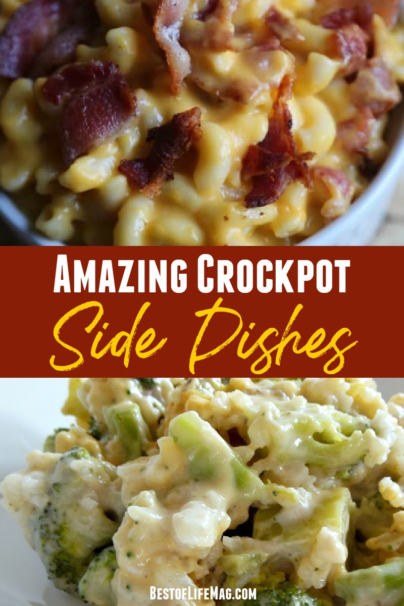 Crockpots can make amazing entrees but you can also make some of the best crockpot side dishes as well. Use the side dish to amplify a meal. Crockpot Side Dishes for a Crowd | Crockpot Sides for Thanksgiving | Crockpot Sides for Christmas Dinner | Slow Cooker Side Dishes | Crockpot Dinner Recipes | Side Dish Recipes for Dinner | Crockpot Side Dishes Vegetables | Crockpot Sides for BBQ #crockpot #sides
