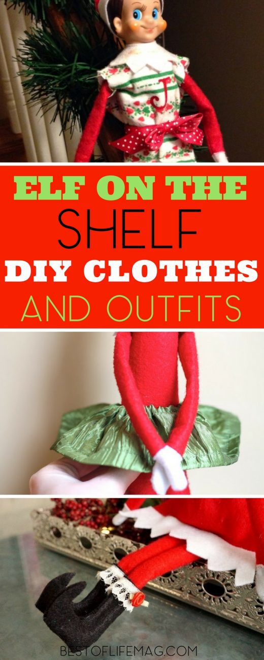 Use these creative and easy DIY Elf on The Shelf clothes and elf outfit ideas as the starting point for tonight’s scene. Elf on The Shelf Clothes DIY | Elf on The Shelf Clothes Pattern | Elf on The Shelf Clothes Pattern Free | Elf on The Shelf DIY Ideas | Tips for Elf on The Shelf #elfontheshelf #DIY