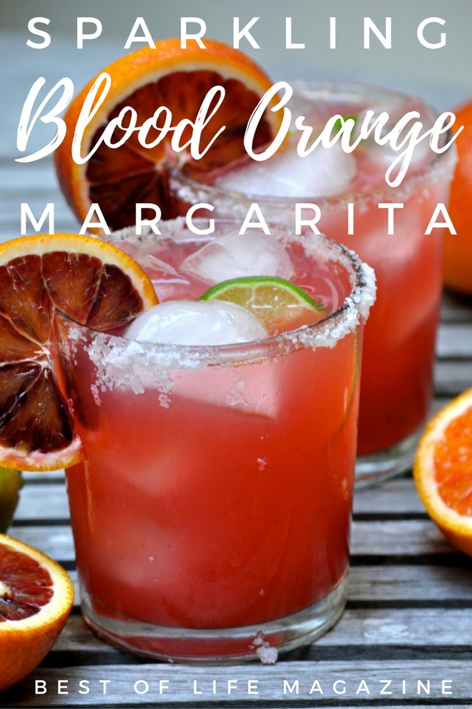 With freshly squeezed blood oranges and limes, this sparkling blood orange margarita adds a refreshing twist to a classic cocktail.