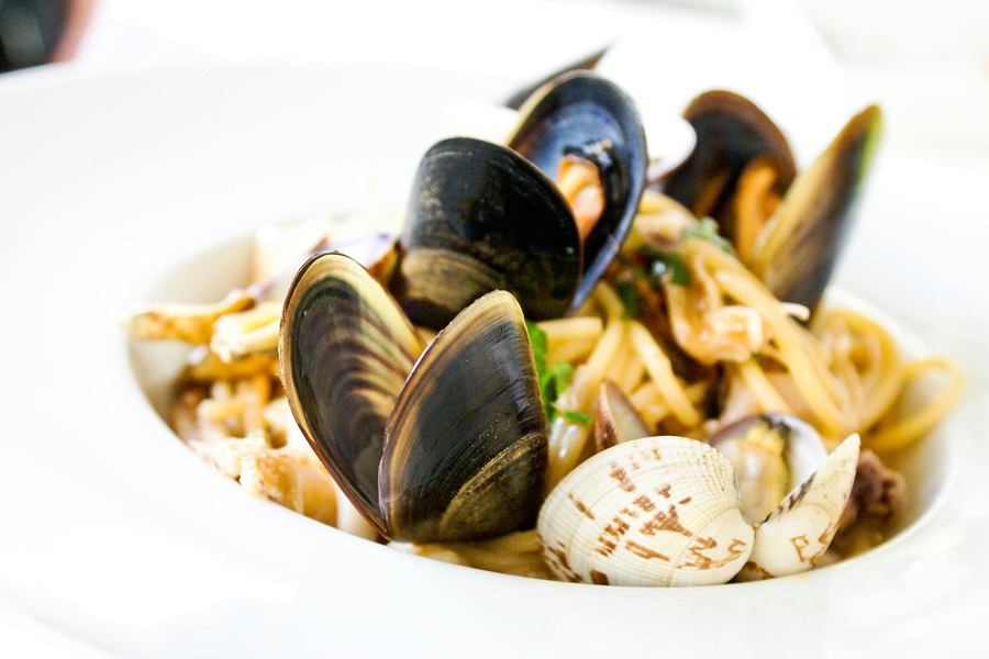 8 Fun Things to do in Delaware Close Up of a Oyster and Pasta Dish