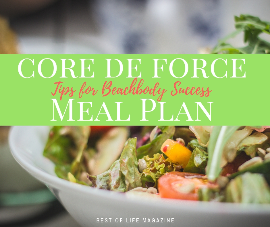 Core De Force Meal Plan Tips