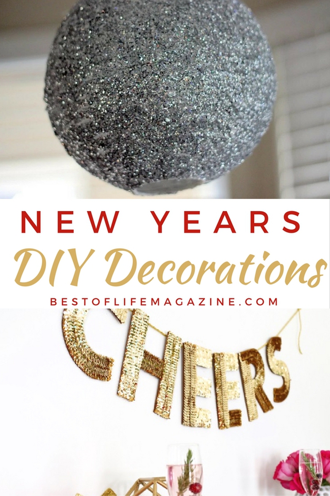 DIY New Years Decorations to Ring in The New Year - Best of Life Mag