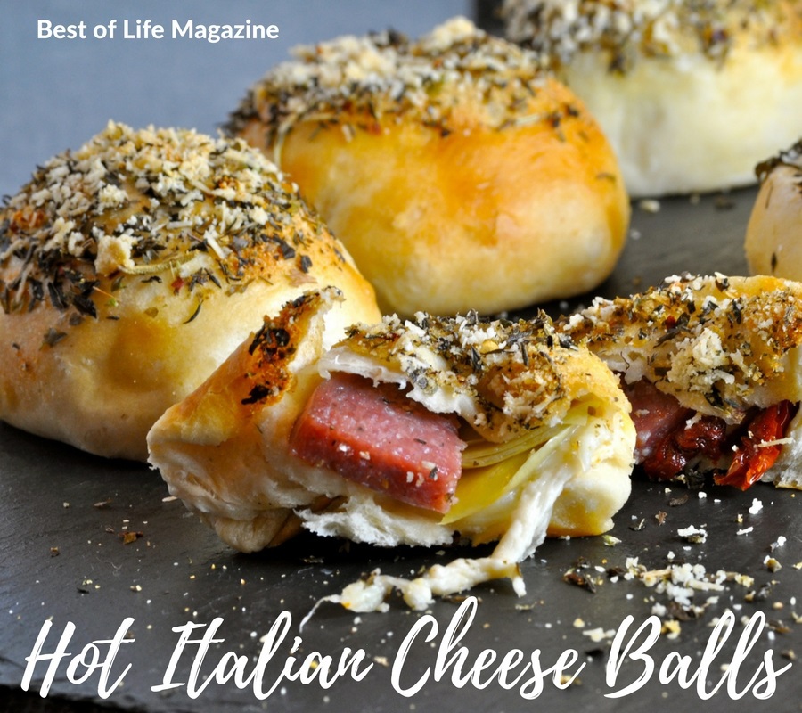 Hot Italian Cheese Balls Recipe {+ Bonus Breakfast Frittata}