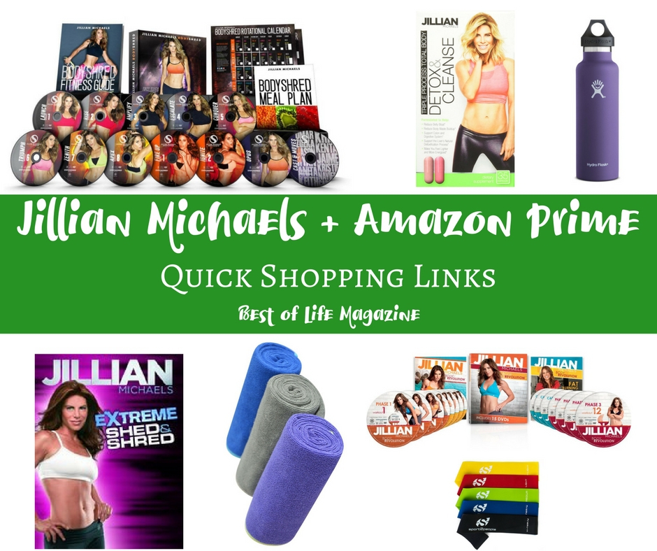 Jillian Michaels Amazon Shopping Links