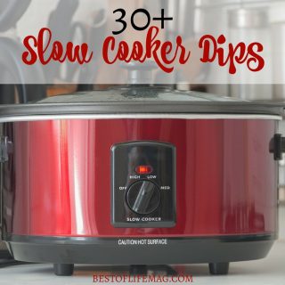 These slow cooker dips will make your life so much easier. You can whip them up ahead of time, turn them on before the party and forget all the stress! How to Make Dip in a Crockpot | How to Make Dip in a Slow Cooker | Dip Recipes for Crockpots | Dip Recipes for Slow Cookers | Dip Recipes for Parties | Party Dip Recipes | Crockpot Dip Recipes